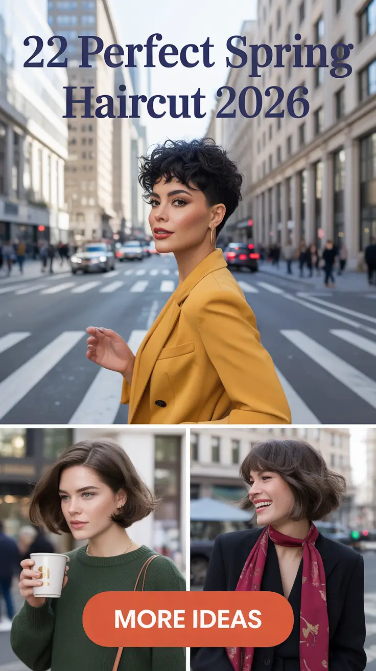 Perfect Spring Short Haircut 2026: Trendy Ideas for Fresh Short Haircuts This Season