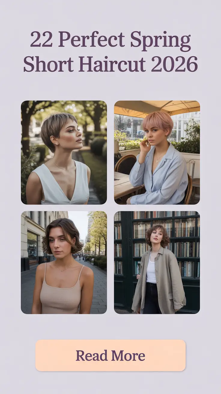 Perfect Spring Short Haircut 2026: Trendy Ideas for Fresh Short Haircuts This Season