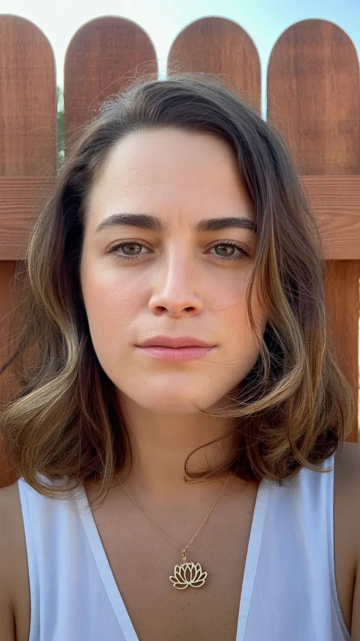 spring haircuts for women over 40 Soft Wavy Medium Cut With Natural Texture