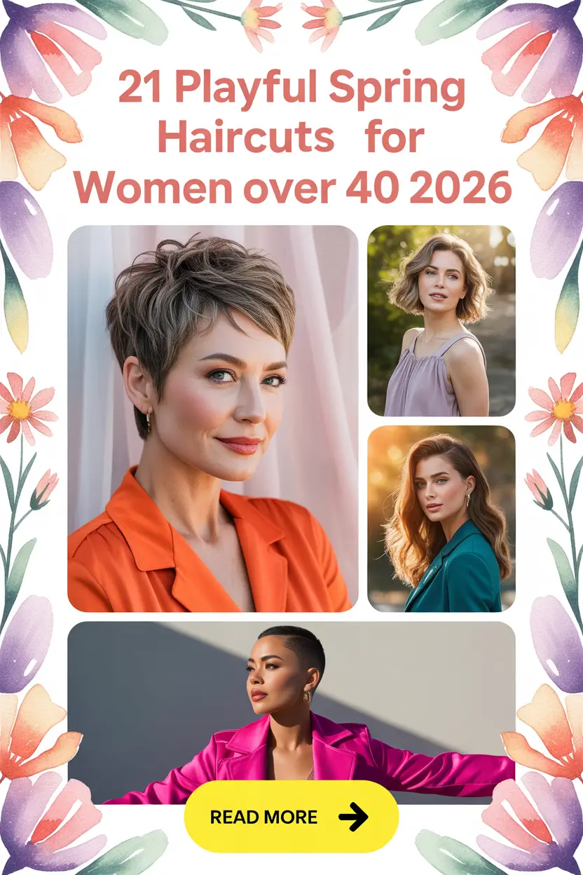 Playful Spring Haircuts for Women Over 40 2026: Trendy Bob, Layers, and Fresh Seasonal Styles