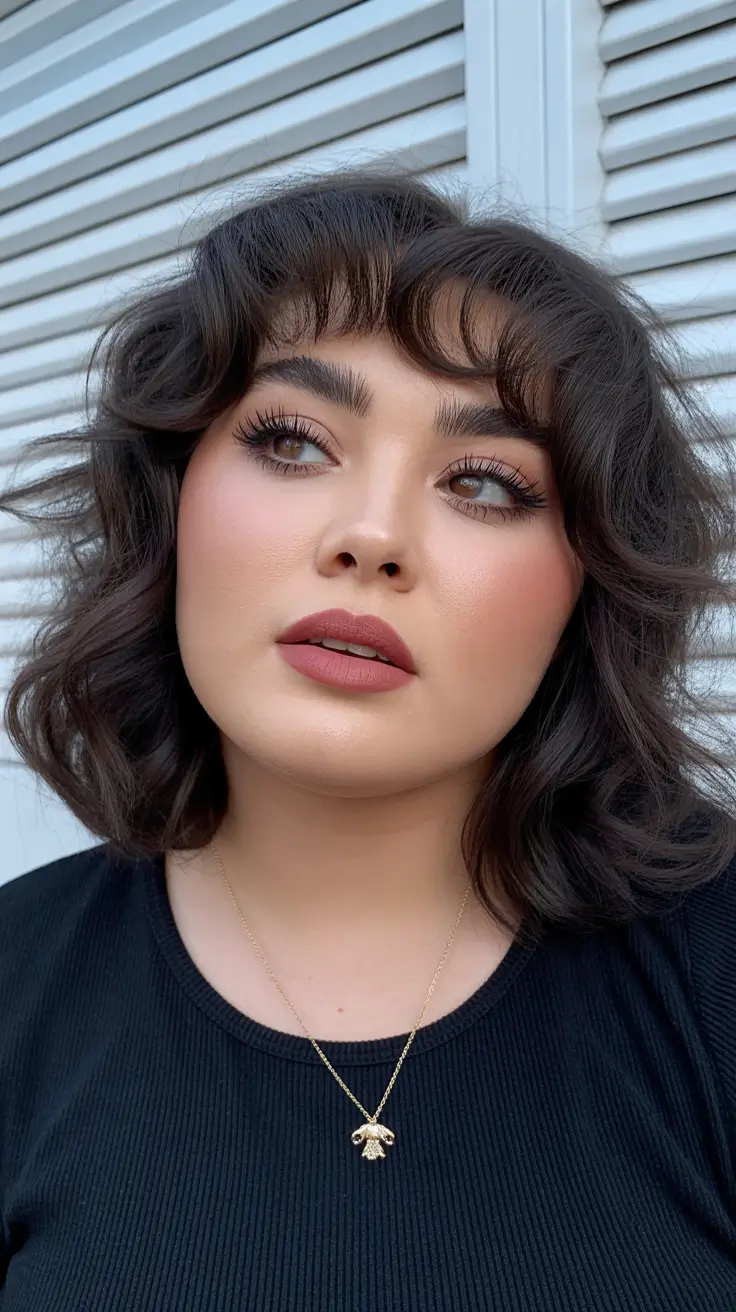 Spring Haircuts for Plus Size Women - Airy Textured Shag Bob