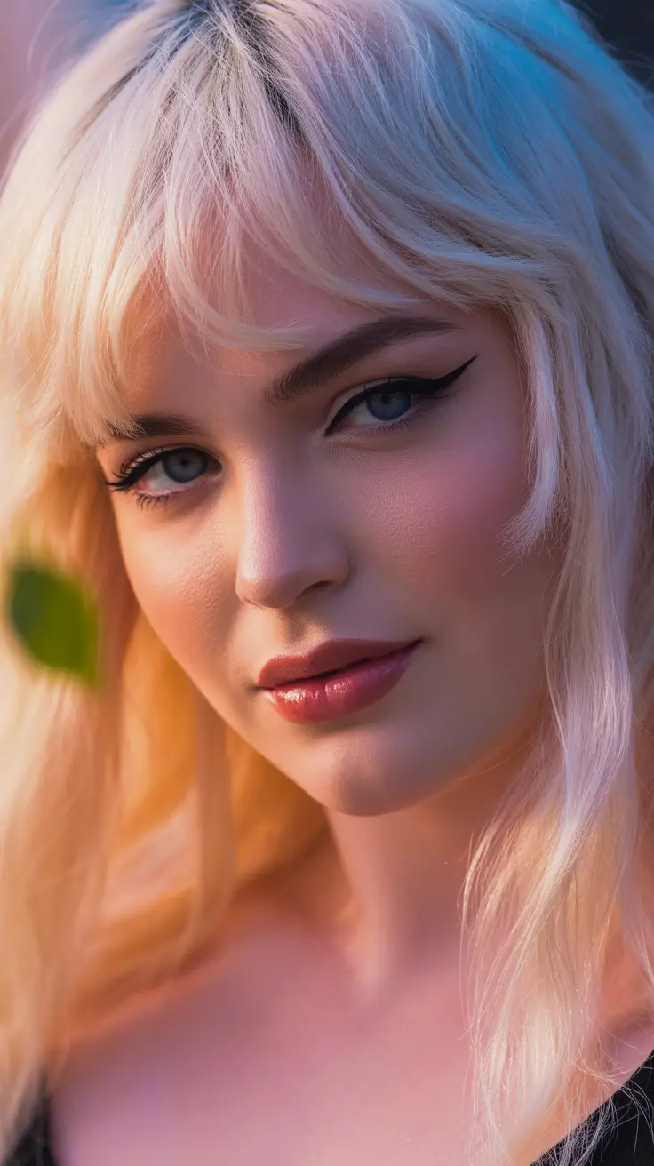 Spring Haircuts for Plus Size Women - Soft Blonde Long Layers