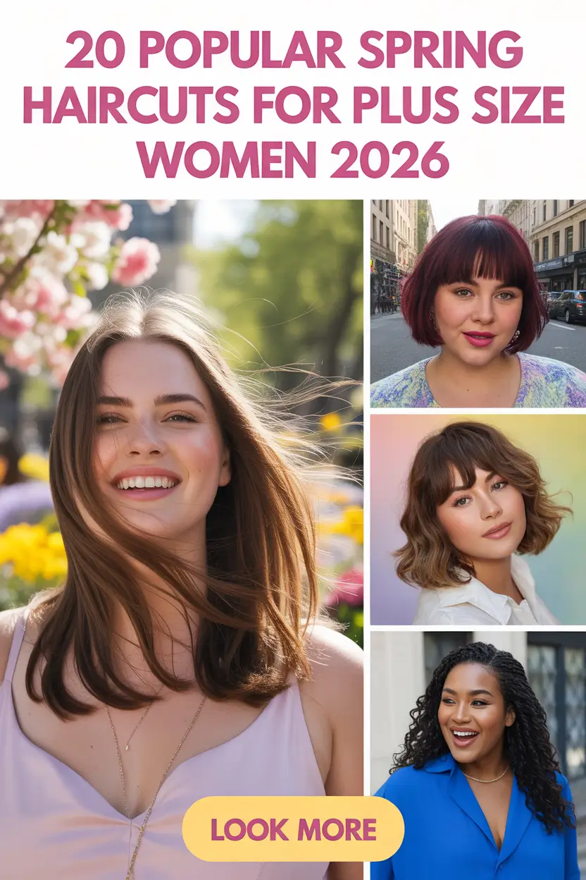 Popular Spring Haircuts for Plus Size Women 2026: Fresh Bob, Pixie, and Medium-Length Trends