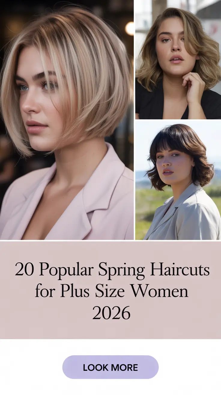 Popular Spring Haircuts for Plus Size Women 2026: Fresh Bob, Pixie, and Medium-Length Trends
