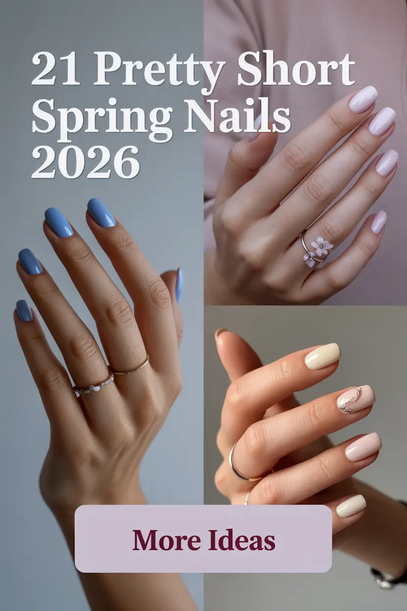 Pretty Short Spring Nails 2026 – Fresh, Simple & Trendy Ideas