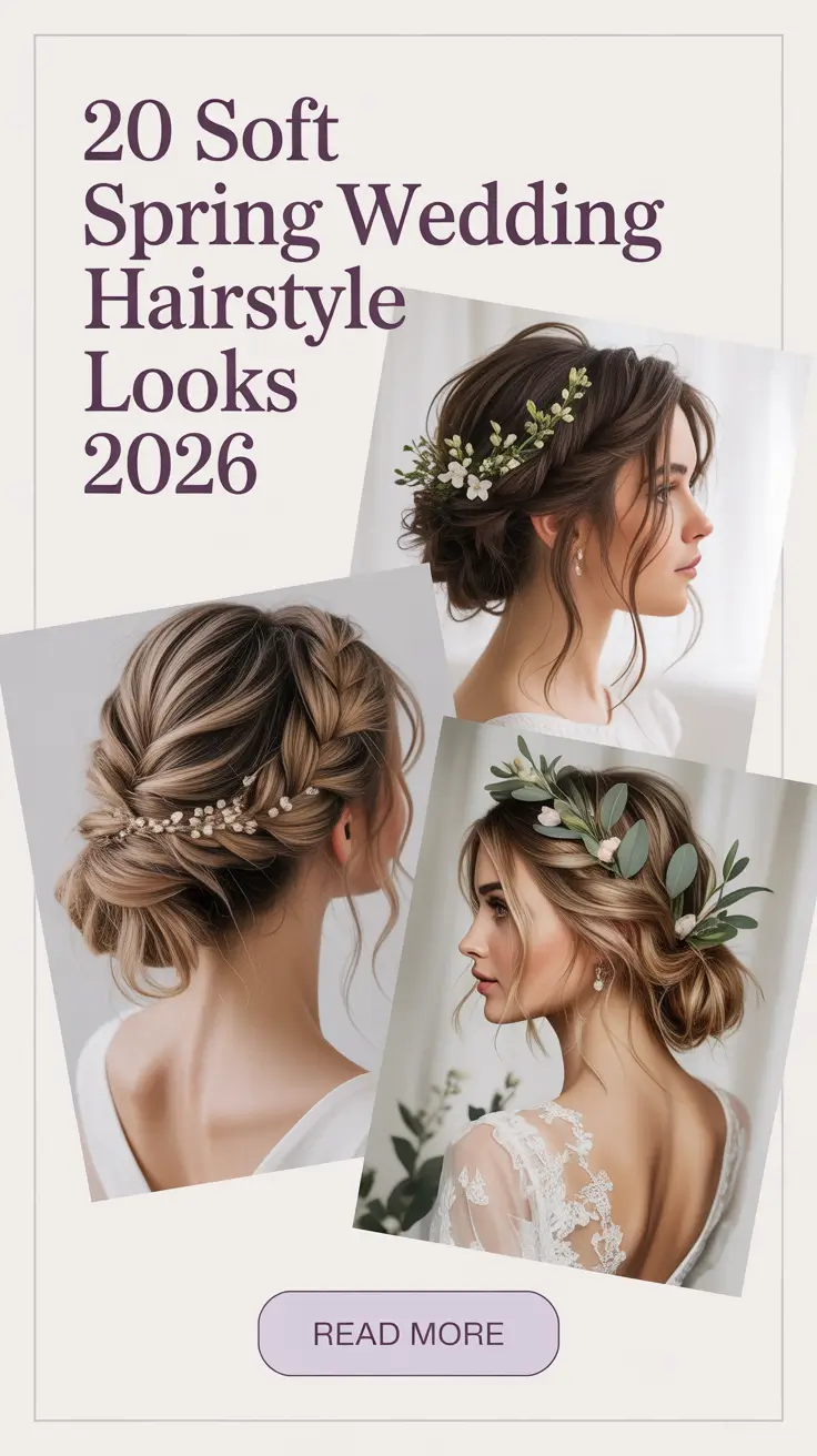 Soft Spring Wedding Hairstyle Looks 2026 for Bride, Bridesmaid, and Guest