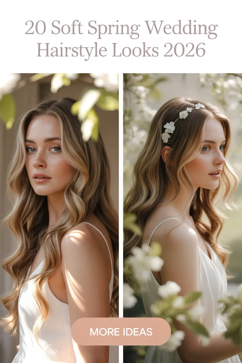 Soft Spring Wedding Hairstyle Looks 2026 for Bride, Bridesmaid, and Guest