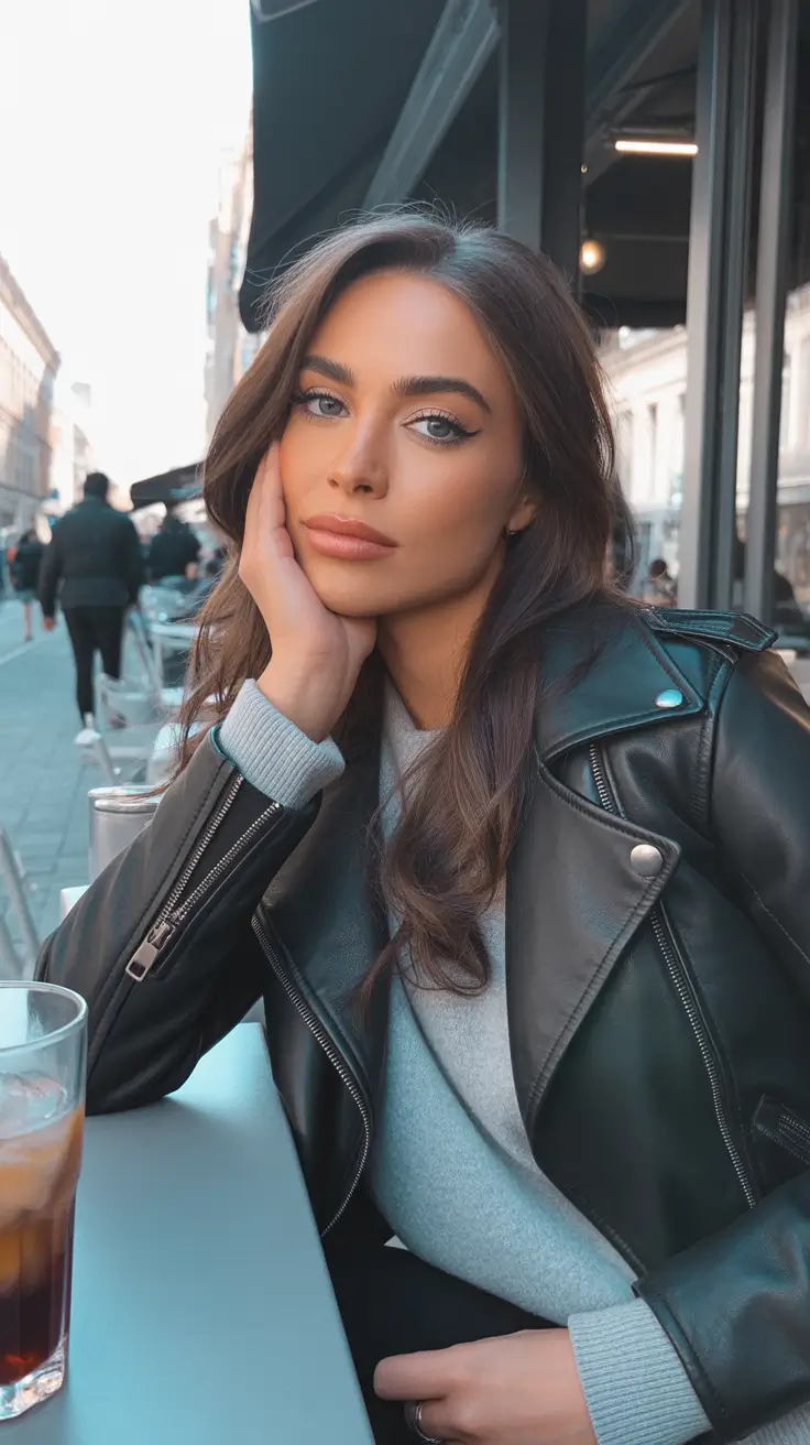 spring hair color trends 2026 Natural Brunette with Soft Urban Ease