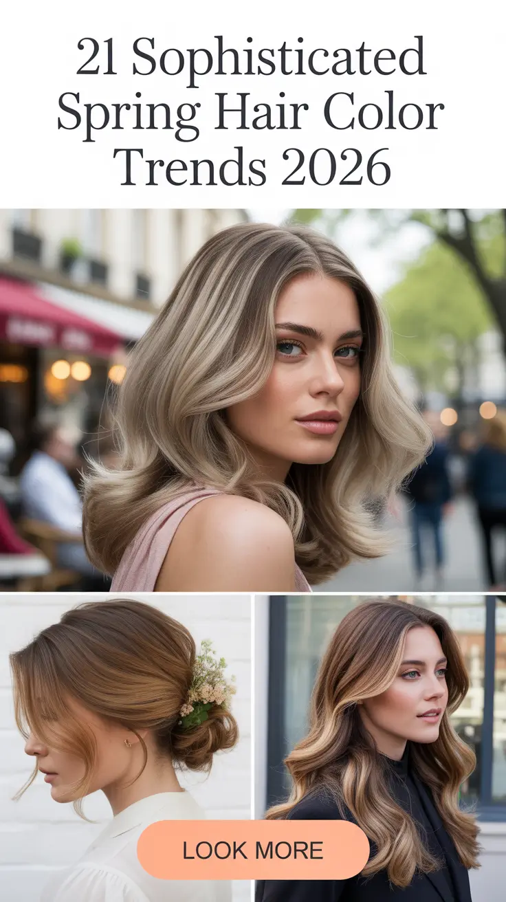 Sophisticated Spring Hair Color Trends 2026 – Elegant Shades for Blonde, Brunette & Dark Hair
