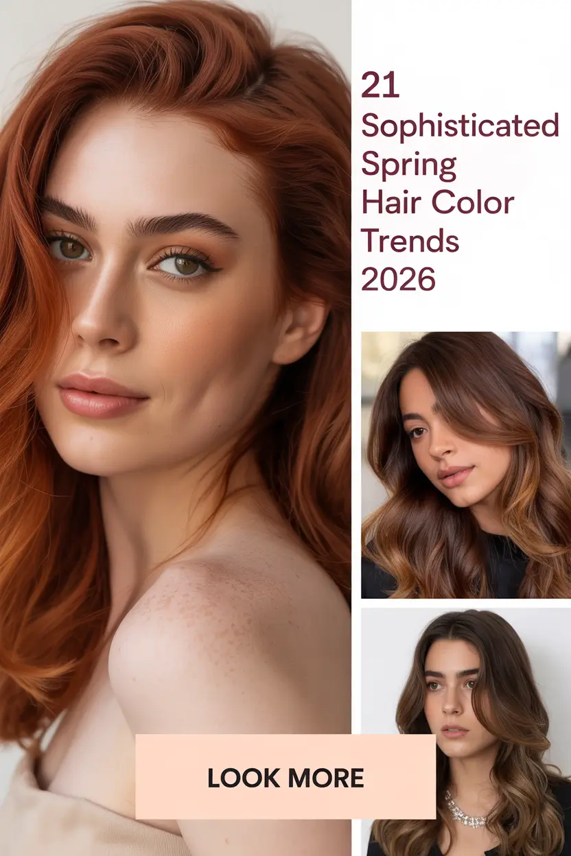 Sophisticated Spring Hair Color Trends 2026 – Elegant Shades for Blonde, Brunette & Dark Hair