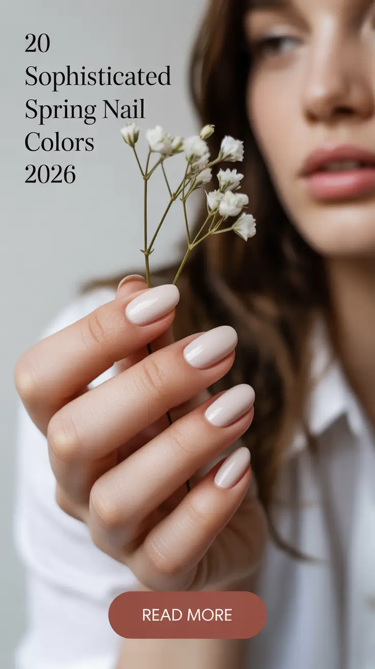 Sophisticated Spring Nail Colors 2026 – Soft, Neutral & Trendy Ideas