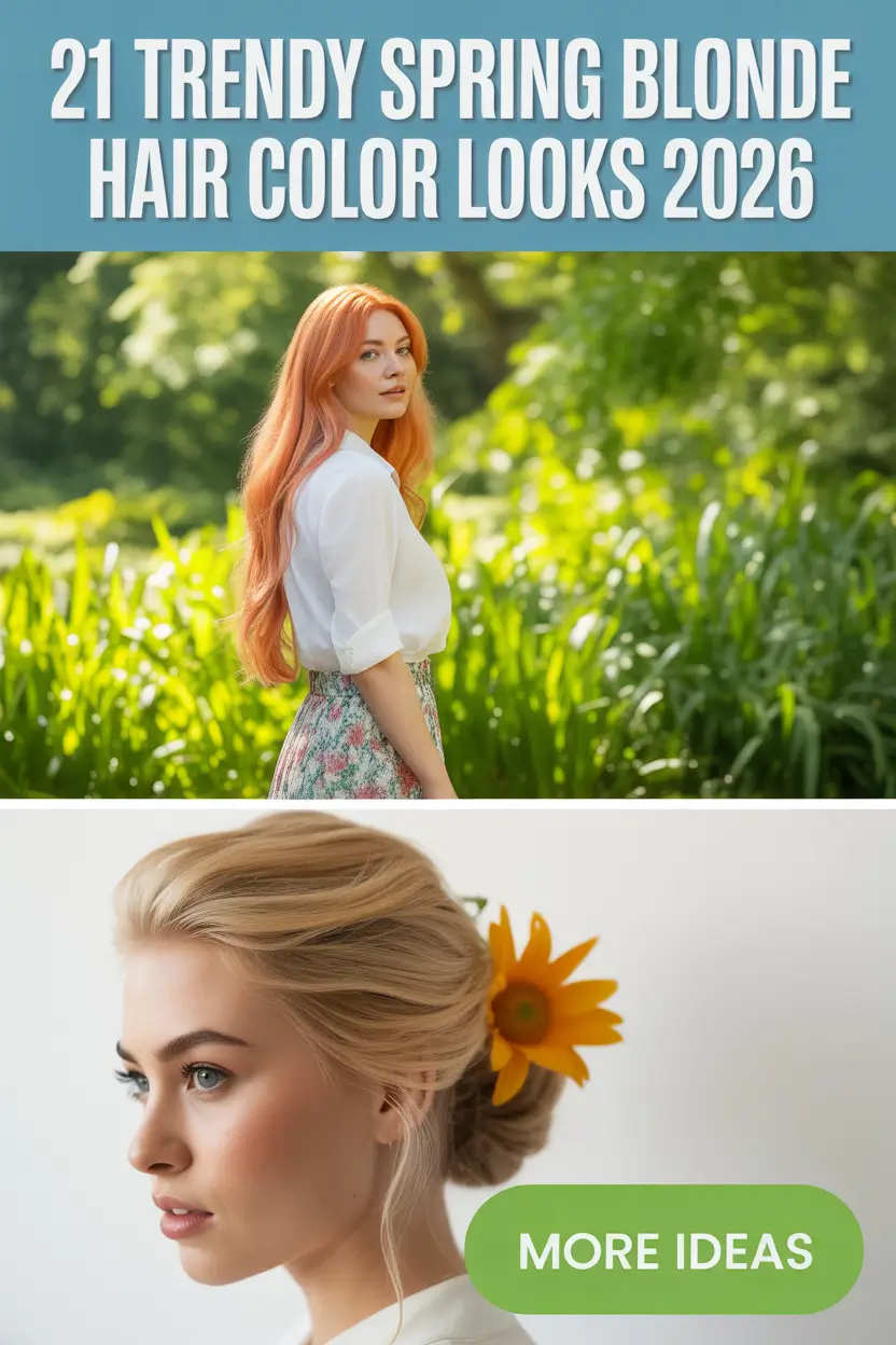 Trendy Spring Blonde Hair Color Looks 2026: Soft & Bright Seasonal Ideas
