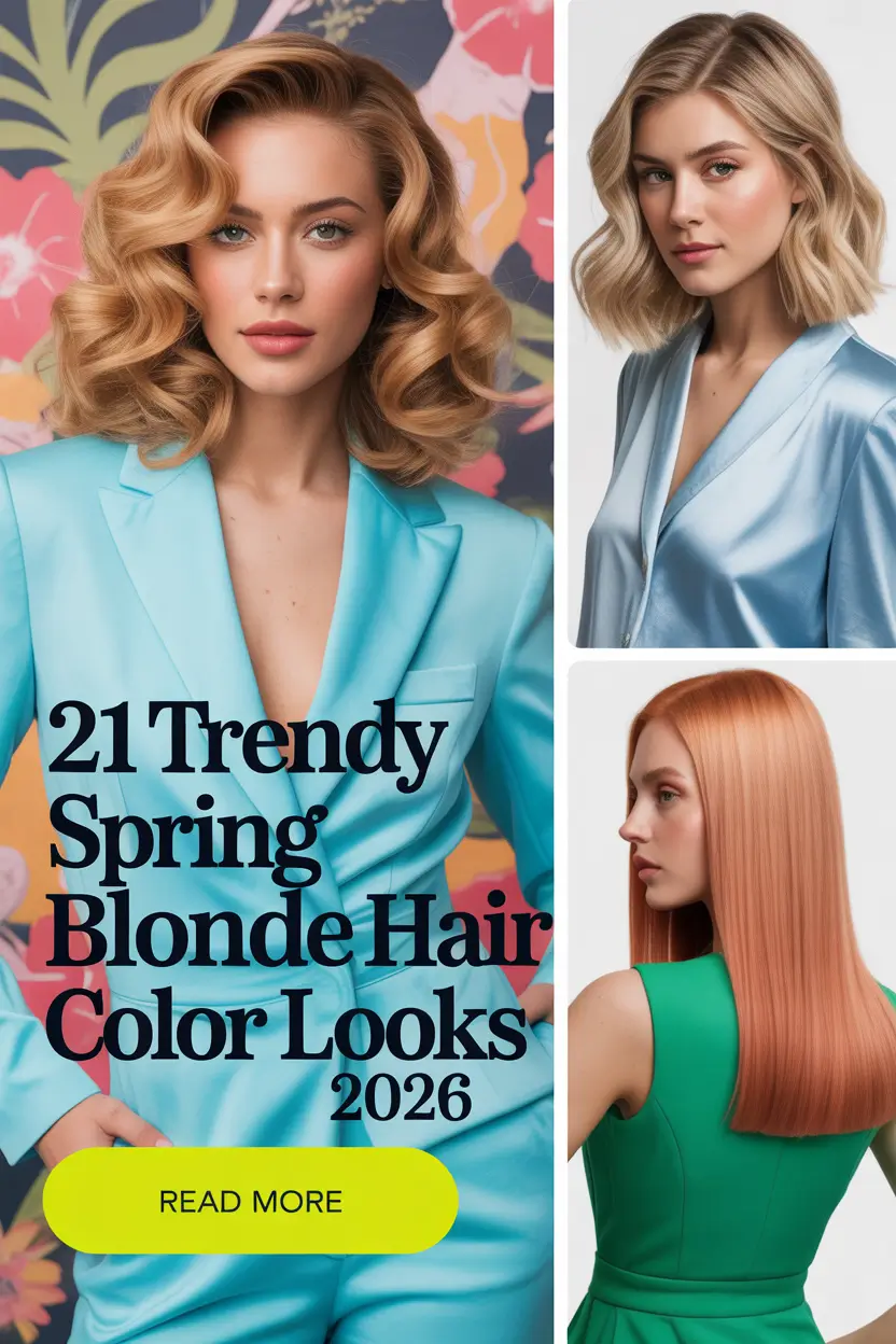 Trendy Spring Blonde Hair Color Looks 2026: Soft & Bright Seasonal Ideas