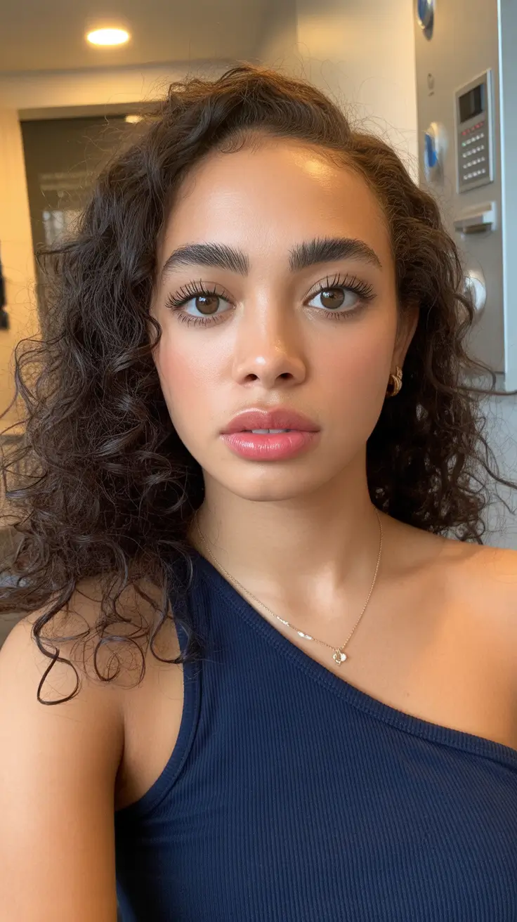 warm spring hair color ideas 2026 to look younger Warm Espresso Curls With Natural Depth