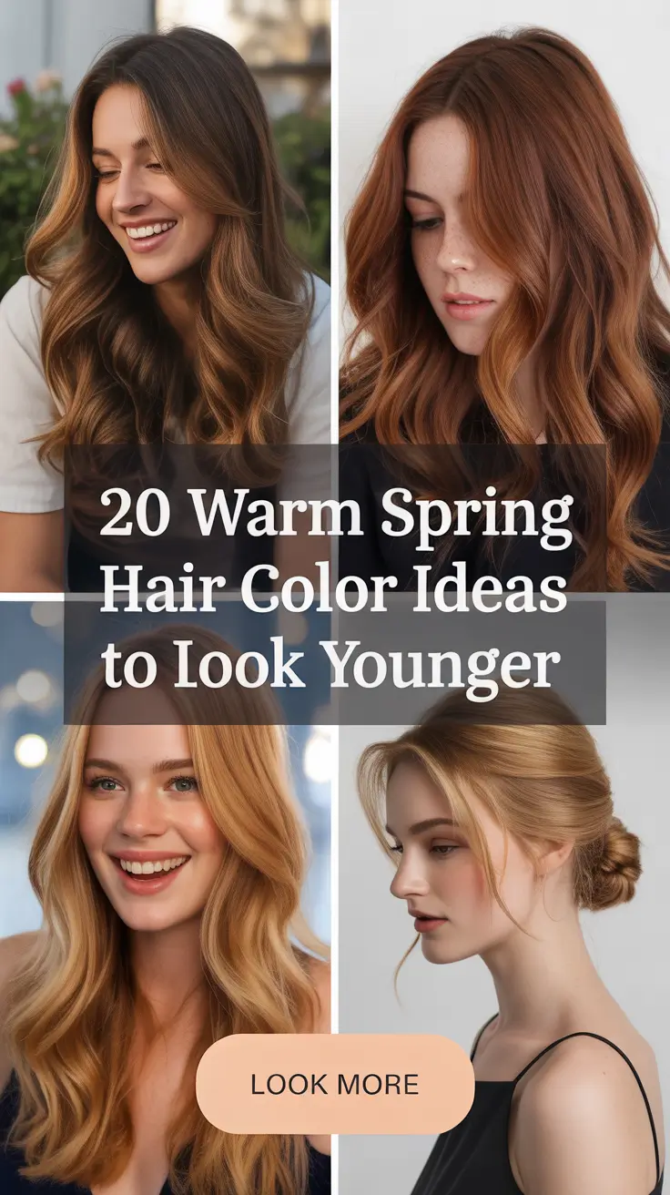 Warm Spring Hair Color Ideas 2026 to Look Younger – Fresh, Soft, and Modern Shades That Actually Work