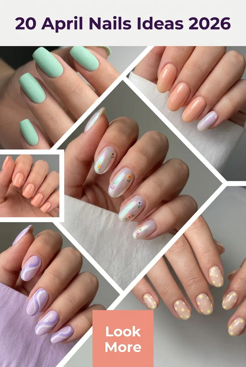 April Nails Ideas 2026 - Fresh Spring, Easter & Classy Almond Shape Trends