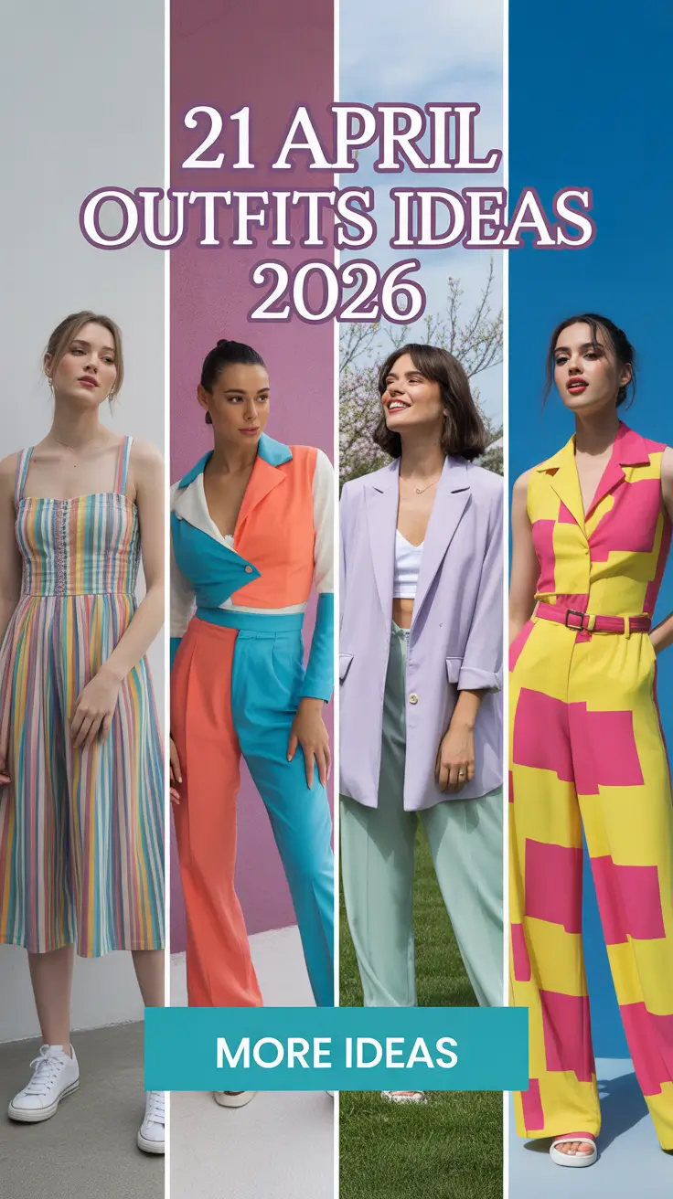 April Outfits Ideas 2026: Stylish Spring Looks for Travel, City Walks, and Everyday Casual