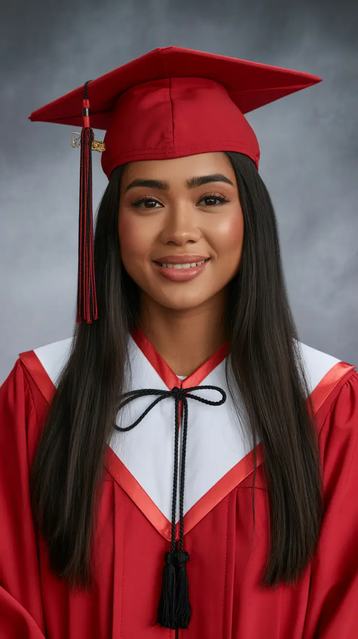 graduation hairstyles ideas 2026 Ultra Sleek Straight Hair That Feels Timeless and Sharp