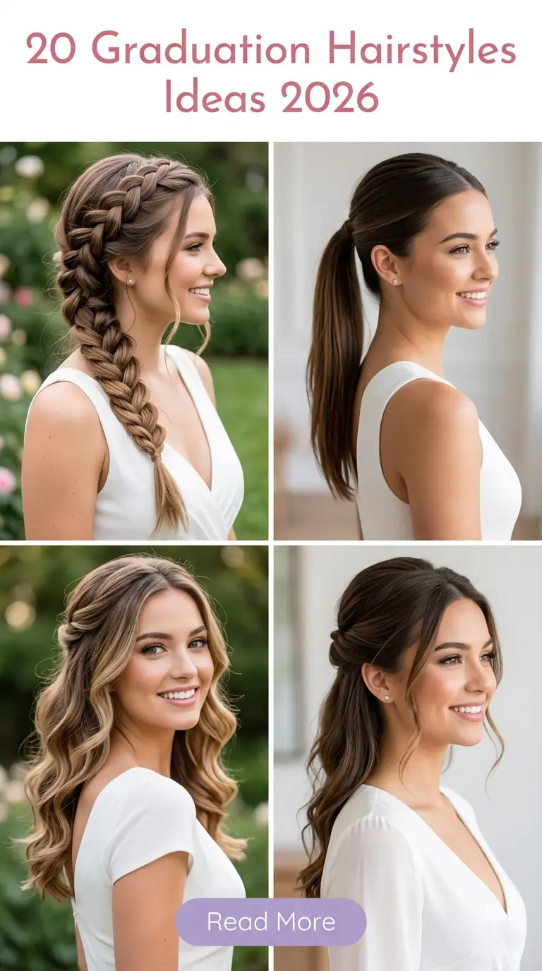 Graduation Hairstyles Ideas 2026: Effortless Looks for Every Length and Cap Style