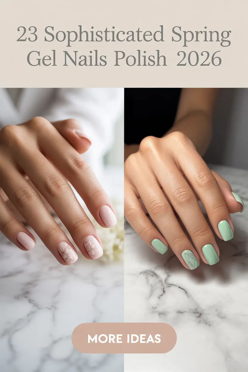 Sophisticated Spring Gel Nails Polish 2026: Chic, Simple & Trend-Forward Design Ideas