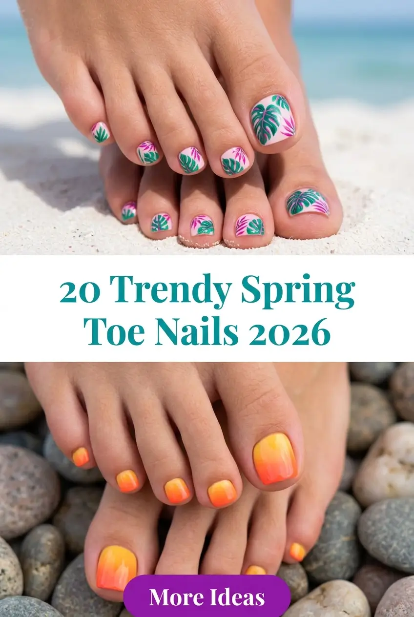 Trendy Spring Toe Nails 2026: Fresh Ideas and Colors for the Perfect Pedicure Inspo