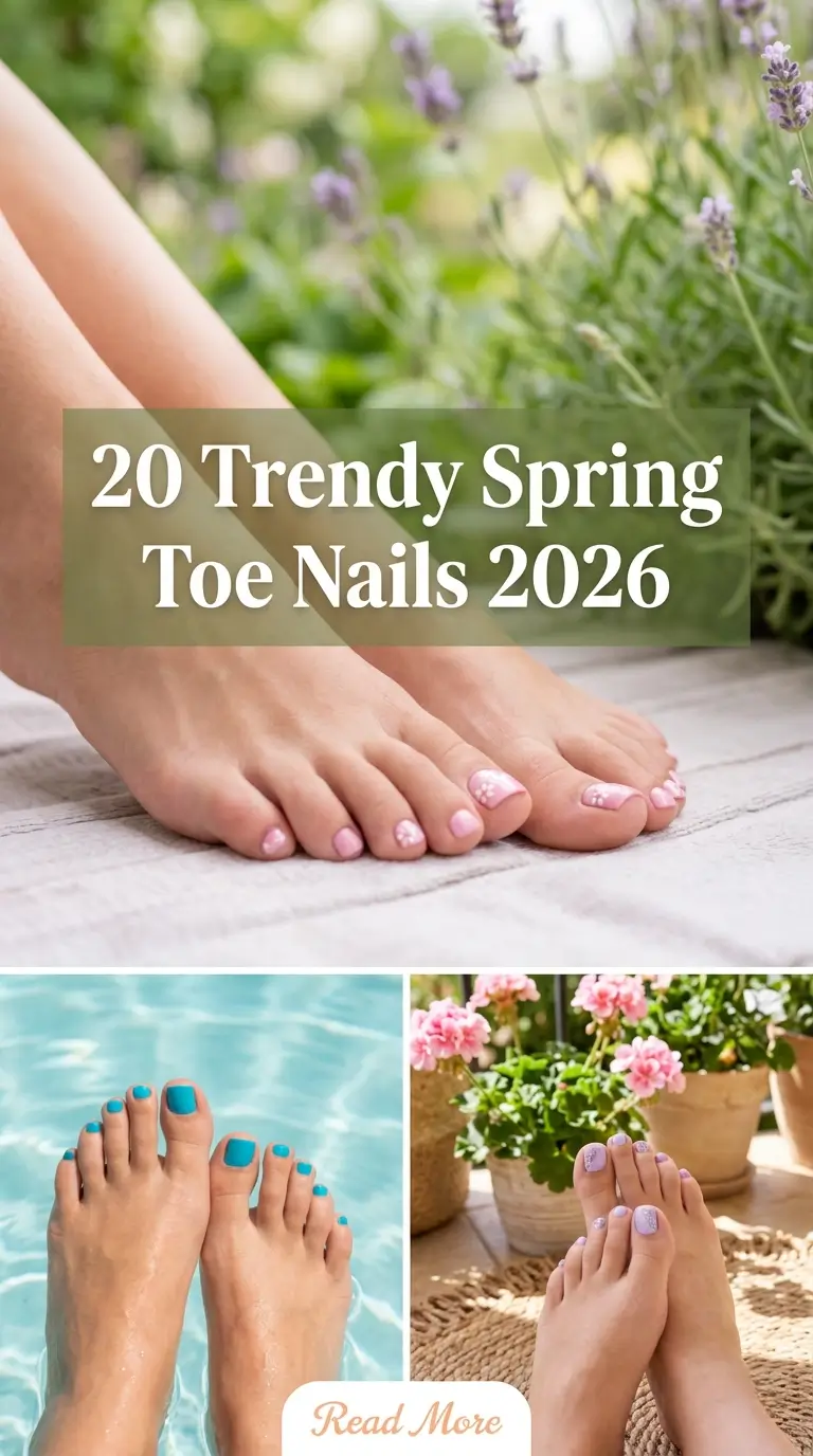Trendy Spring Toe Nails 2026: Fresh Ideas and Colors for the Perfect Pedicure Inspo