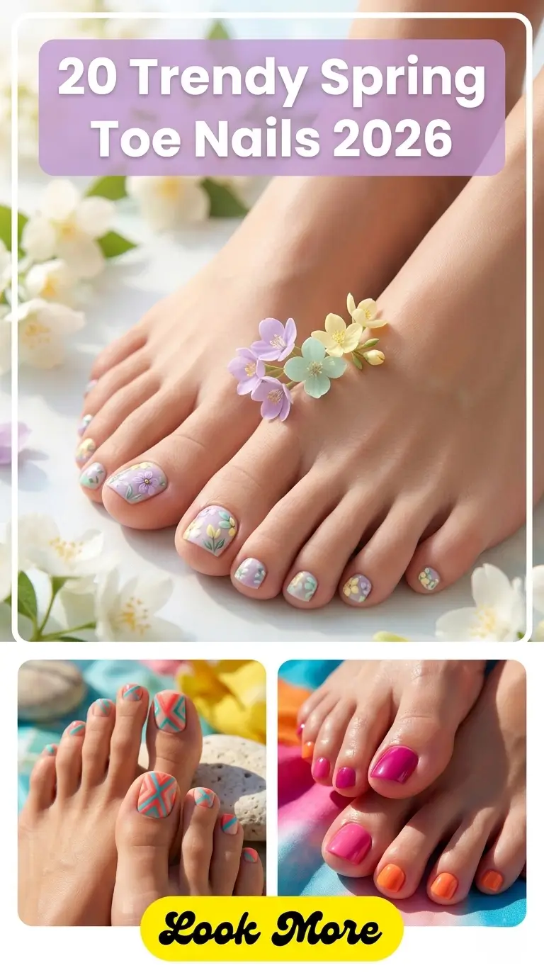 Trendy Spring Toe Nails 2026: Fresh Ideas and Colors for the Perfect Pedicure Inspo