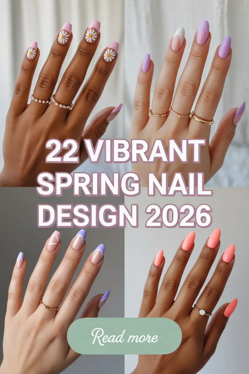 Vibrant Spring Nail Design 2026: Bright, Trendy & Pretty Spring Nail Ideas